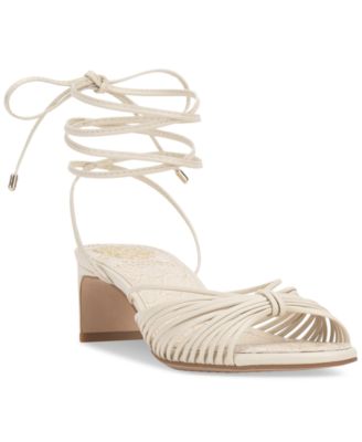 Vince Camuto - Women's Lory Lace-Up Blade-Heel Sandals