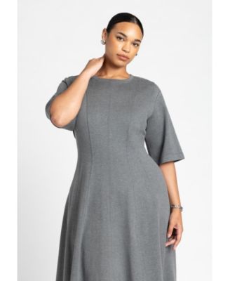 Women's Seam Detail Ponte Work Dress