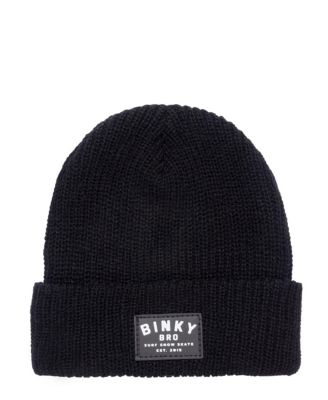Men's Adult Sereno Black Beanie