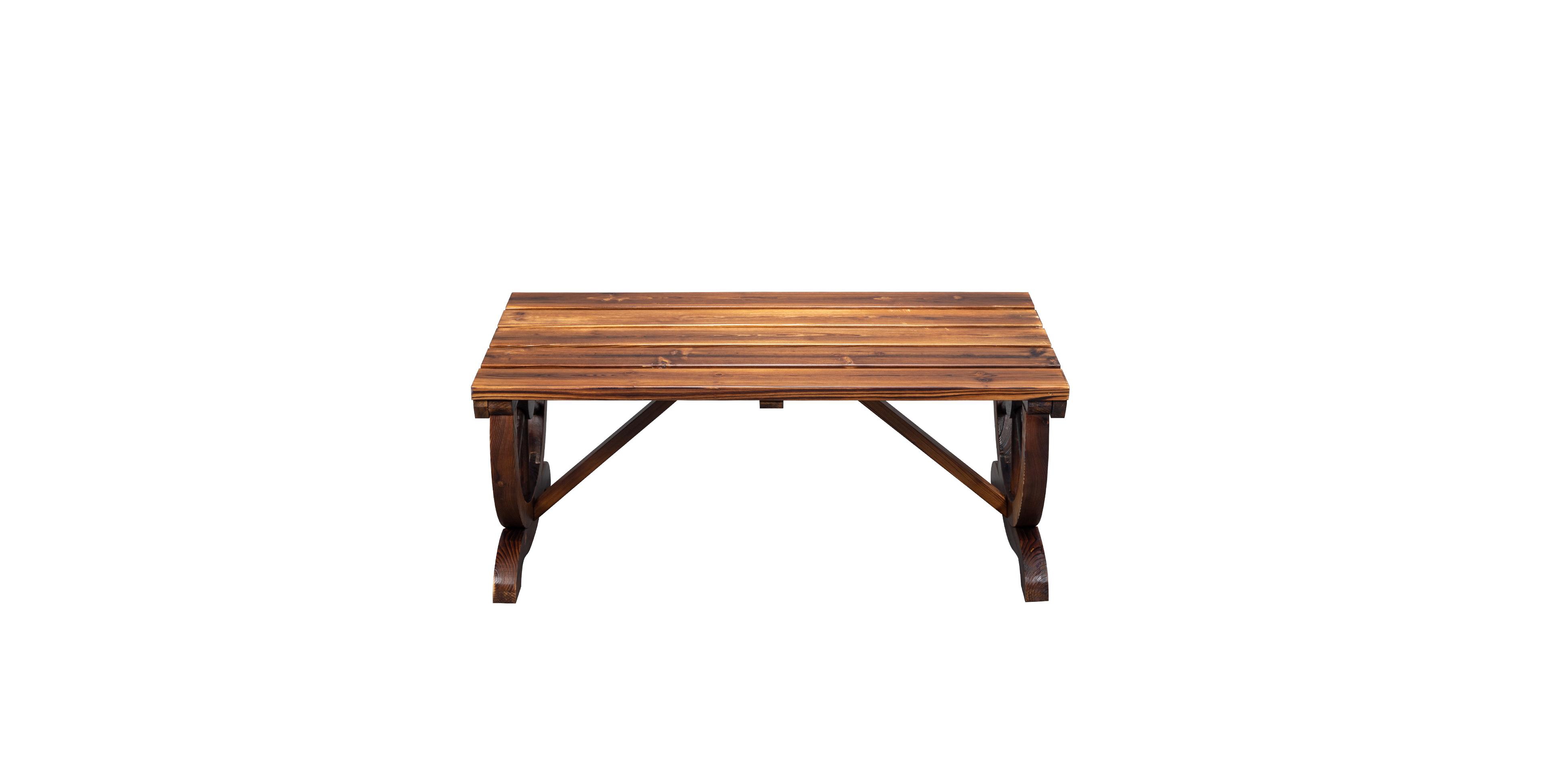 Slickblue 2-Person Garden Bench, Outdoor Wagon Wheel Porch Bench for Backyard Patio Garden