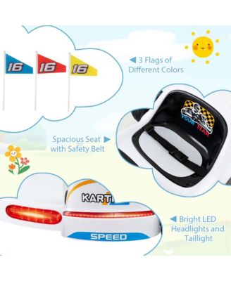 12V Kids Electric Go Kart 7AH Battery Powered Ride on Race Toy with Remote Control