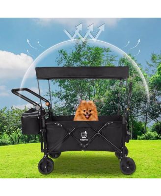 Heavy Duty Folding Wagon Cart for Durable Outdoor Transport and Storage