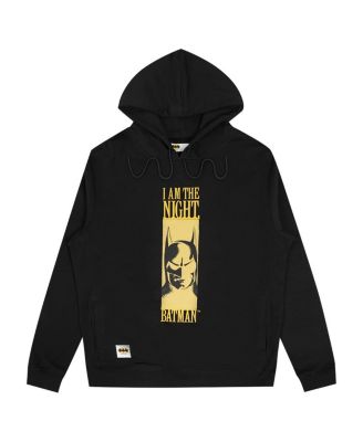 Men's Black Batman Comics I Am The Night Pullover Hoodie