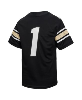 Toddler 1 Black Colorado Buffaloes Throwback Untouchable Replica Football Jersey