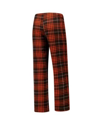 Women's Cleveland Browns Vector T-Shirt Flannel Pants Sleep Set