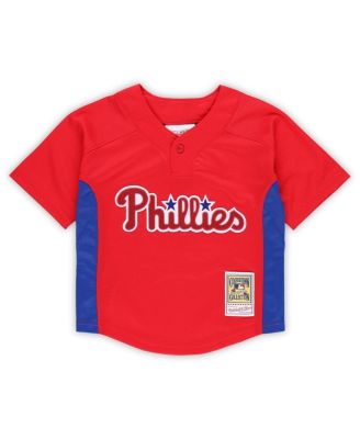 Toddler Roy Halladay Red Philadelphia Phillies Cooperstown Collection Mesh Batting Practice Jersey