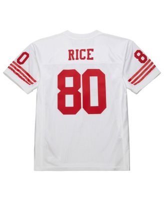 Men's Jerry Rice White San Francisco 49ers 1994 Authentic Throwback Retired Player Jersey