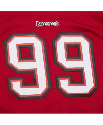 Men's Warren Sapp Red Tampa Bay Buccaneers 2002 Legacy Replica Jersey