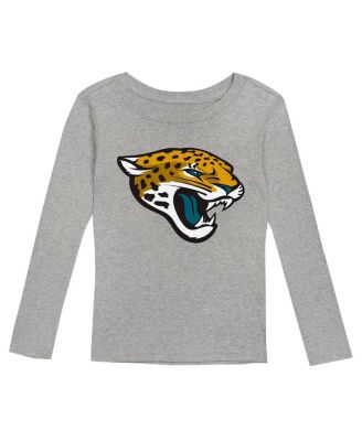 Big Boys and Girls Jacksonville Jaguars Long Sleeve T-Shirt and Pants Sleep Set