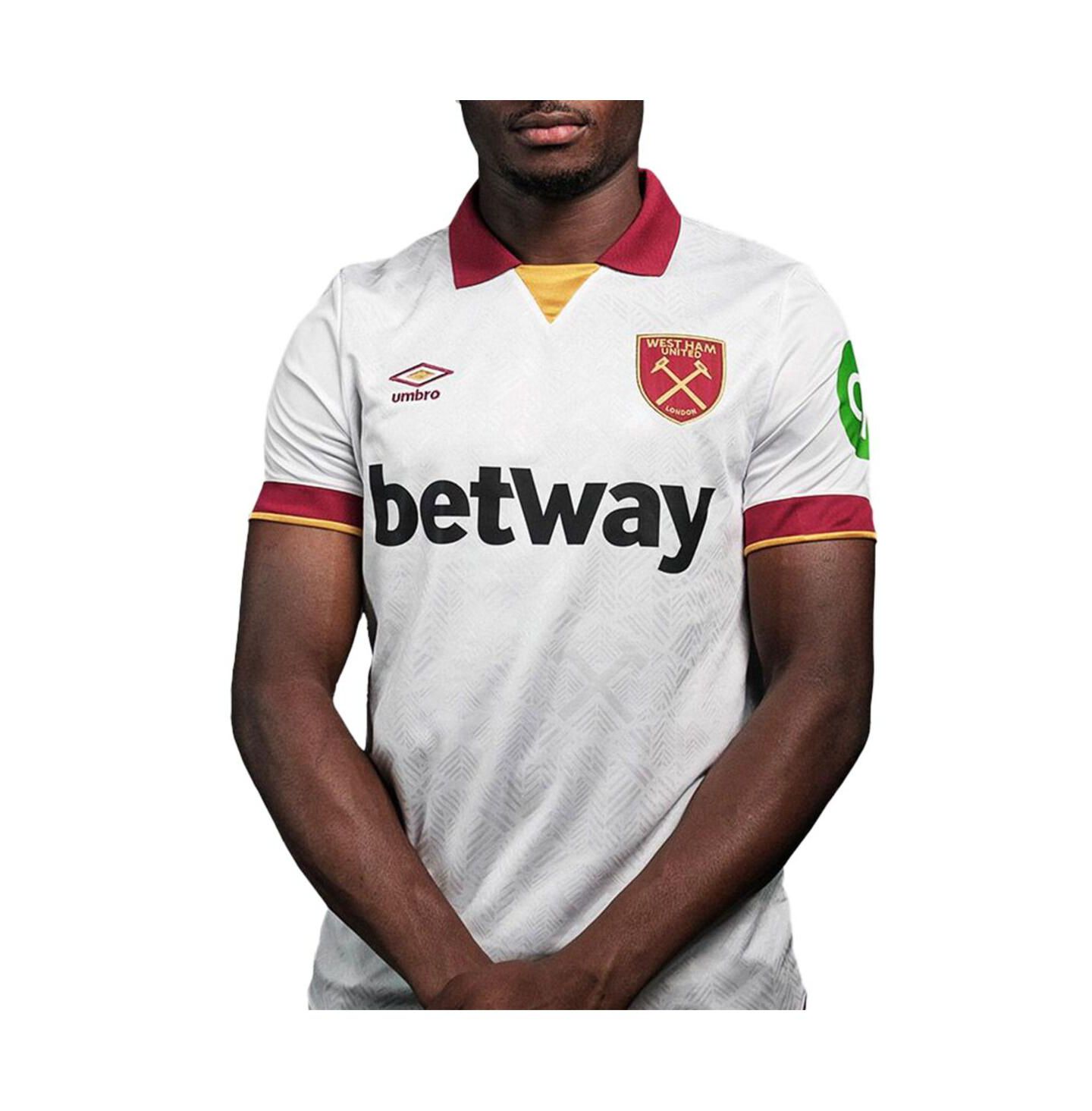 Мужской топ Umbro White West Ham United 2024/25 Third Replica Jersey — фото 1