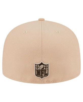 Men's Tan Pittsburgh Steelers Candied Pecan 59FIFTY Fitted Hat