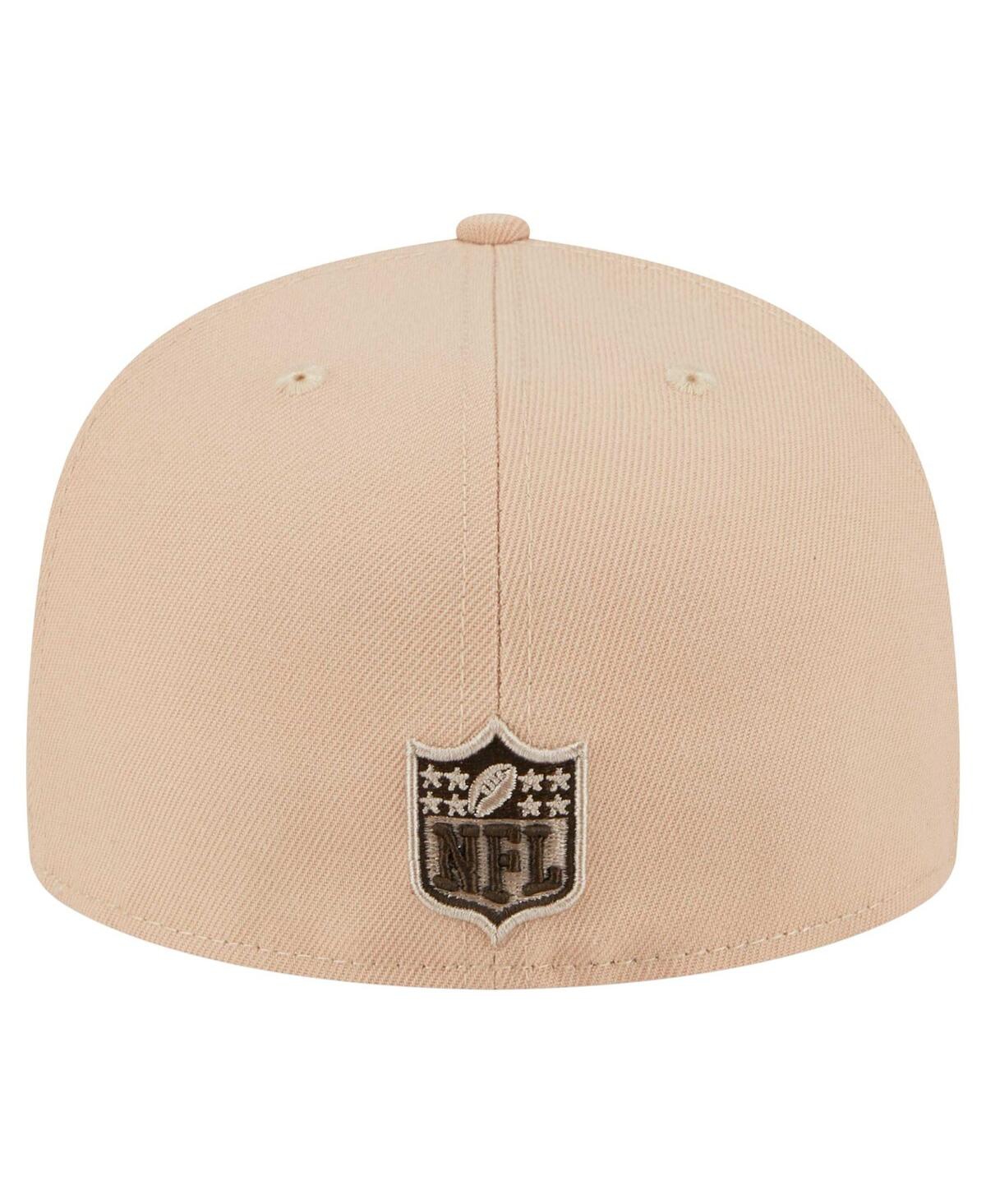 New Era Men's Tan Pittsburgh Steelers Candied Pecan 59FIFTY Fitted Hat
