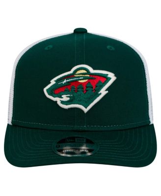 Men's Green Minnesota Wild Core Trucker 9SEVENTY Stretch-Snap Hat