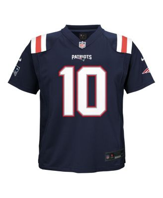 Baby Boys and Girls Drake Maye Navy New England Patriots Team Player Game Jersey