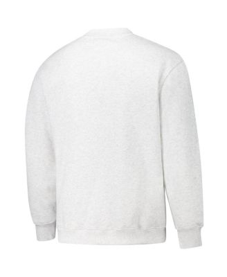 Men's and Women's Ash Penn State Nittany Lions Vintage Crest Pullover Sweatshirt