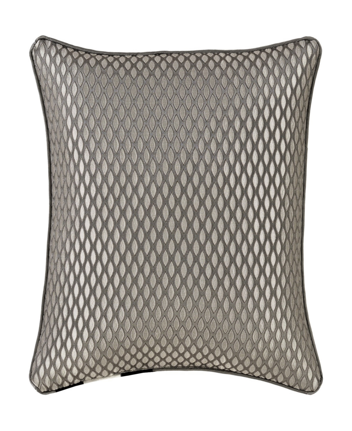 J Queen New York Bolero Decorative Pillow, 20"x 20" In Silver