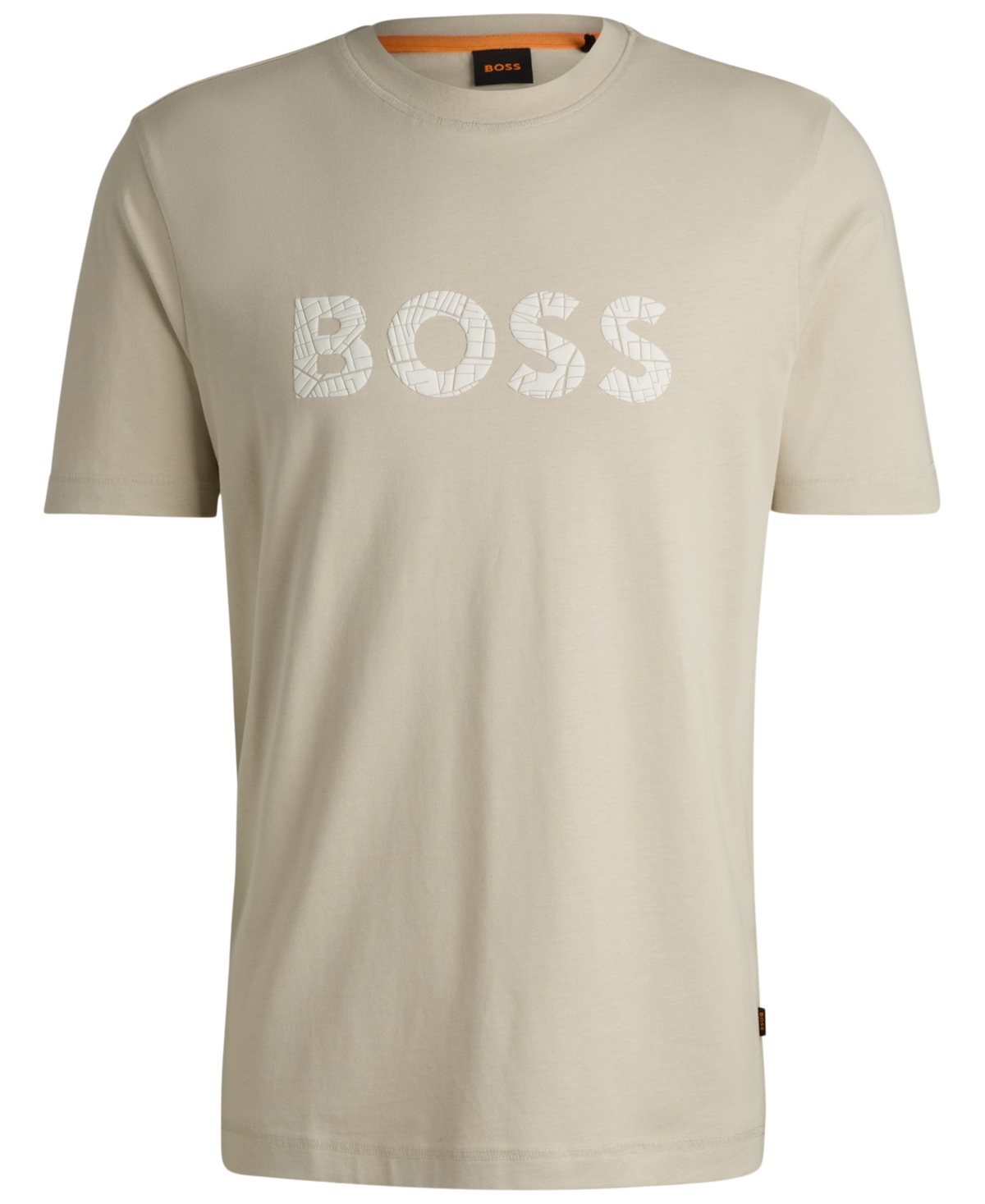 Hugo Boss Boss By  Men's Slim-fit Logo Print Shirt In Open Beige