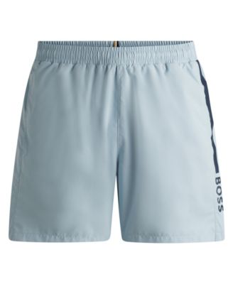 Men's Logo Print Swim Shorts