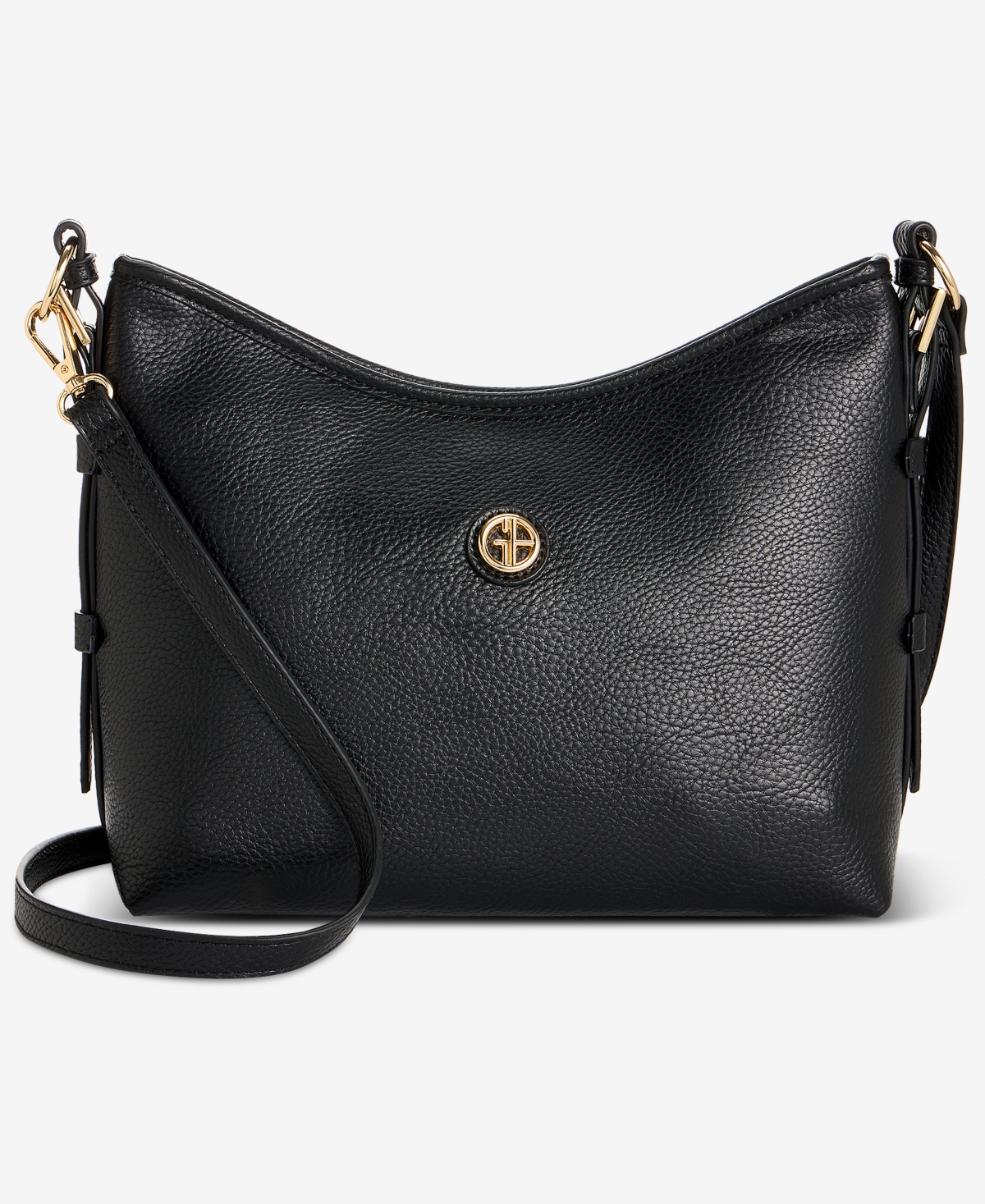 Macy's Pebble Soft Medium Shoulder Bag, Exclusively At  In Black