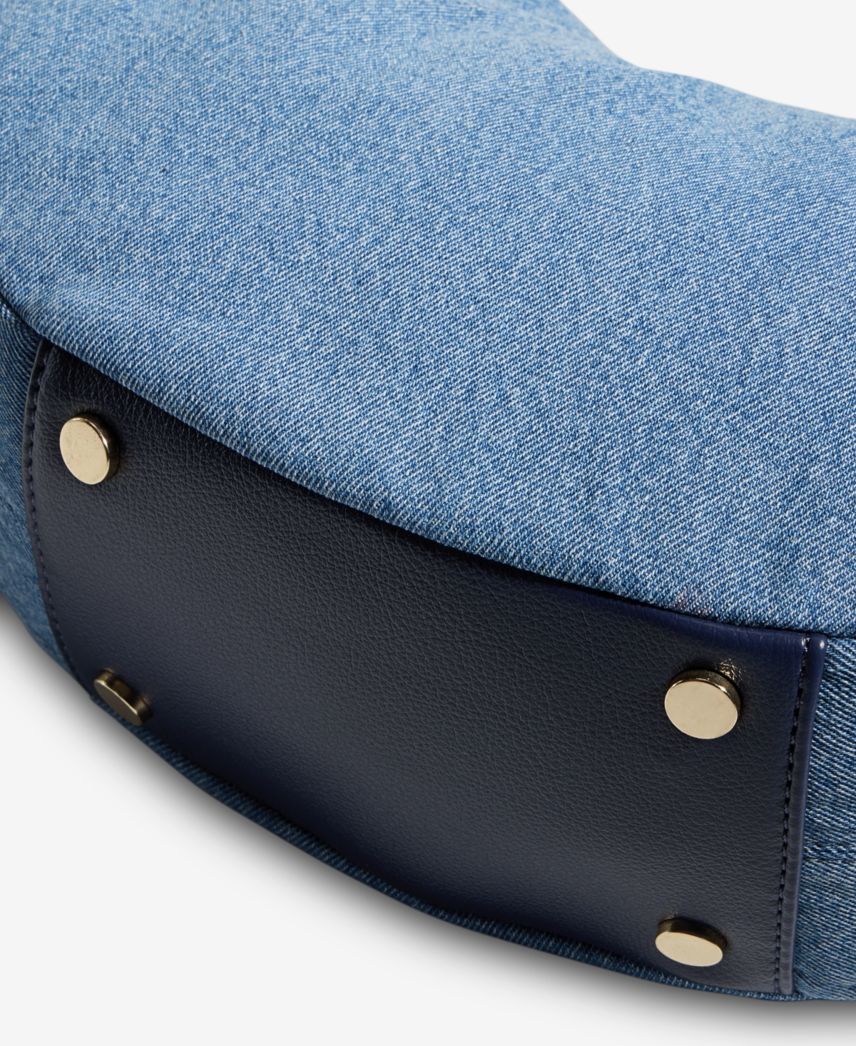 On 34th Harlowwe Denim Top Handle Small Crossbody, Exclusively At Macy's In Blue Notte