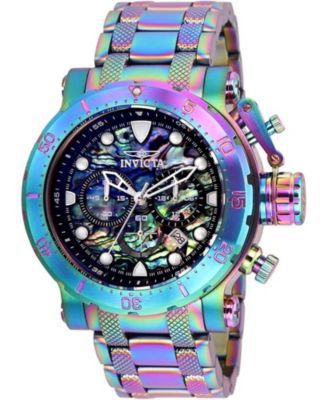 Men's 26507 Coalition Forces Quartz Chronograph Iridescent Dial Watch