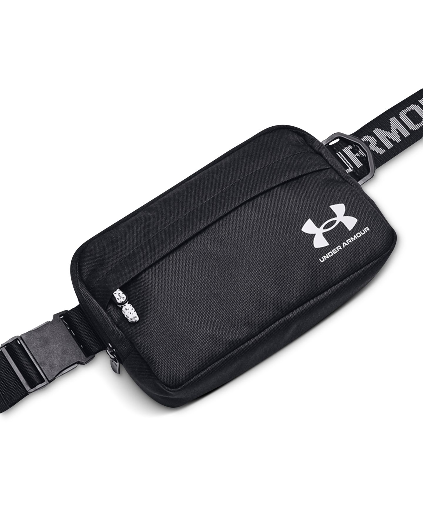 Мужская сумка Under Armour Logo Crossbody, цвет: Чёрный / Белый — фото 1