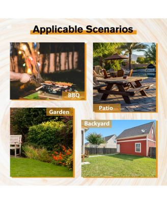 8-Person Wooden Picnic Table for Comfortable and Stylish Outdoor Gatherings