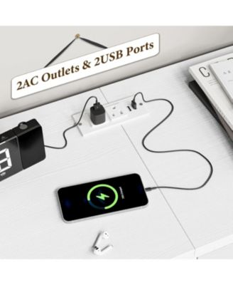 14 Drawer Dresser, 63 Inch White Dresser TV Stand