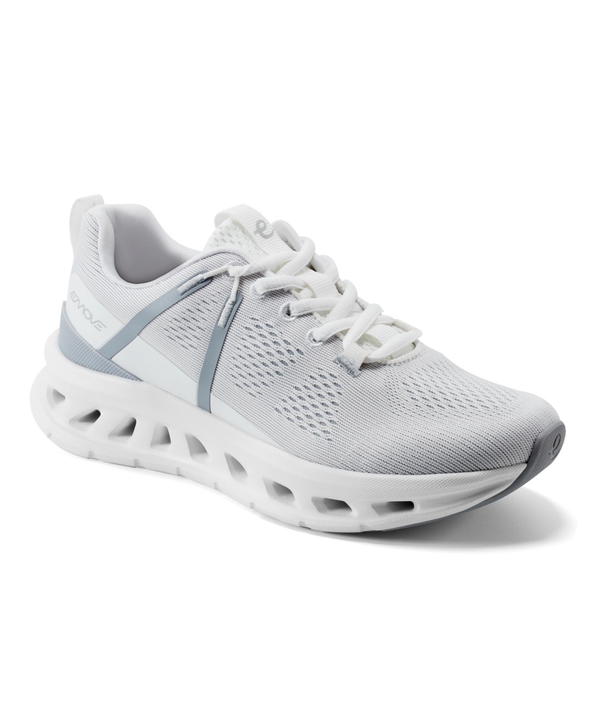 Easy Spirit Women's Rowan Emove Lace-up Casual Sneakers In White,gray