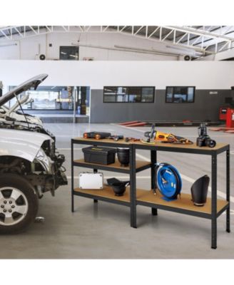 71 inch Heavy Duty Steel Adjustable 5 Level Storage Shelves