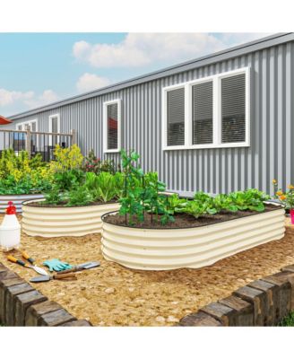 2PCS Raised Garden Bed, Raised Beds for Gardening,