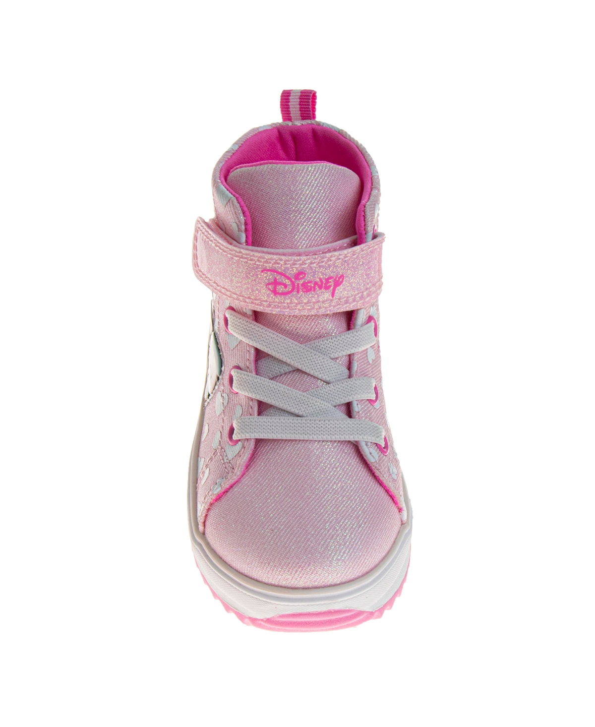 Disney Toddler And Little Kids Minnie Mouse High Top Platform Sneakers In Pink