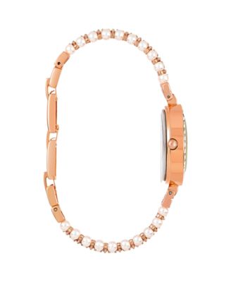 Women's 18K Fine Rosegold Plated Analog Watch