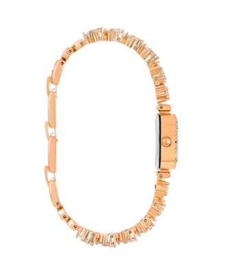 Women's 18K Fine Rose Gold Plated Analog Watch