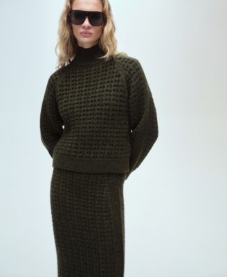 Women's Openwork Knitted Skirt