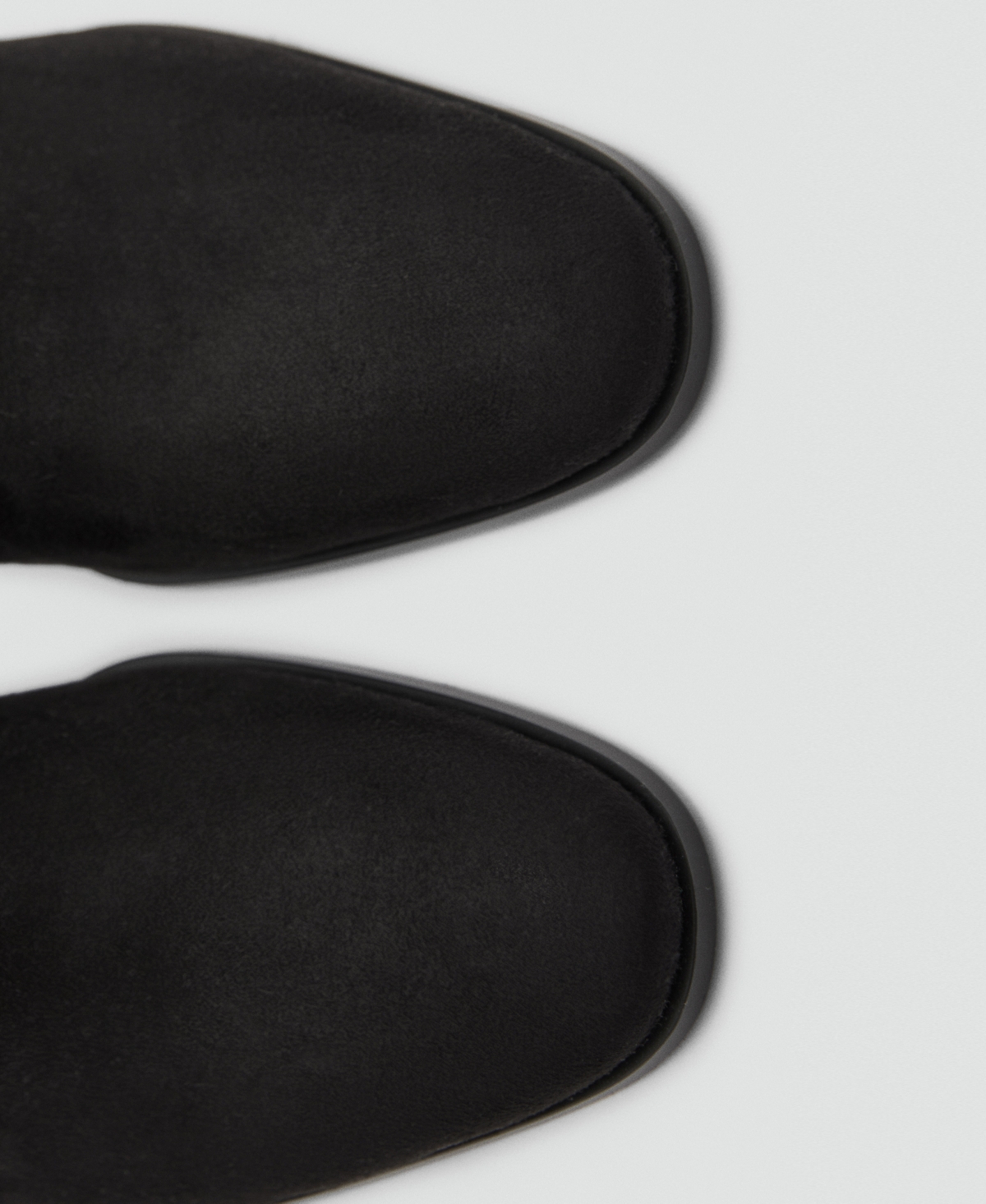 MANGO WOMEN'S SUEDE LEATHER EFFECT ANKLE BOOTS 