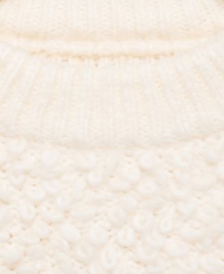 Women's Round Neck Boucle Sweater