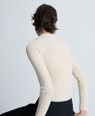 Women's Ribbed Round Neck Sweater
