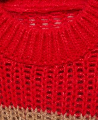 Women's Thick Knit Striped Sweater