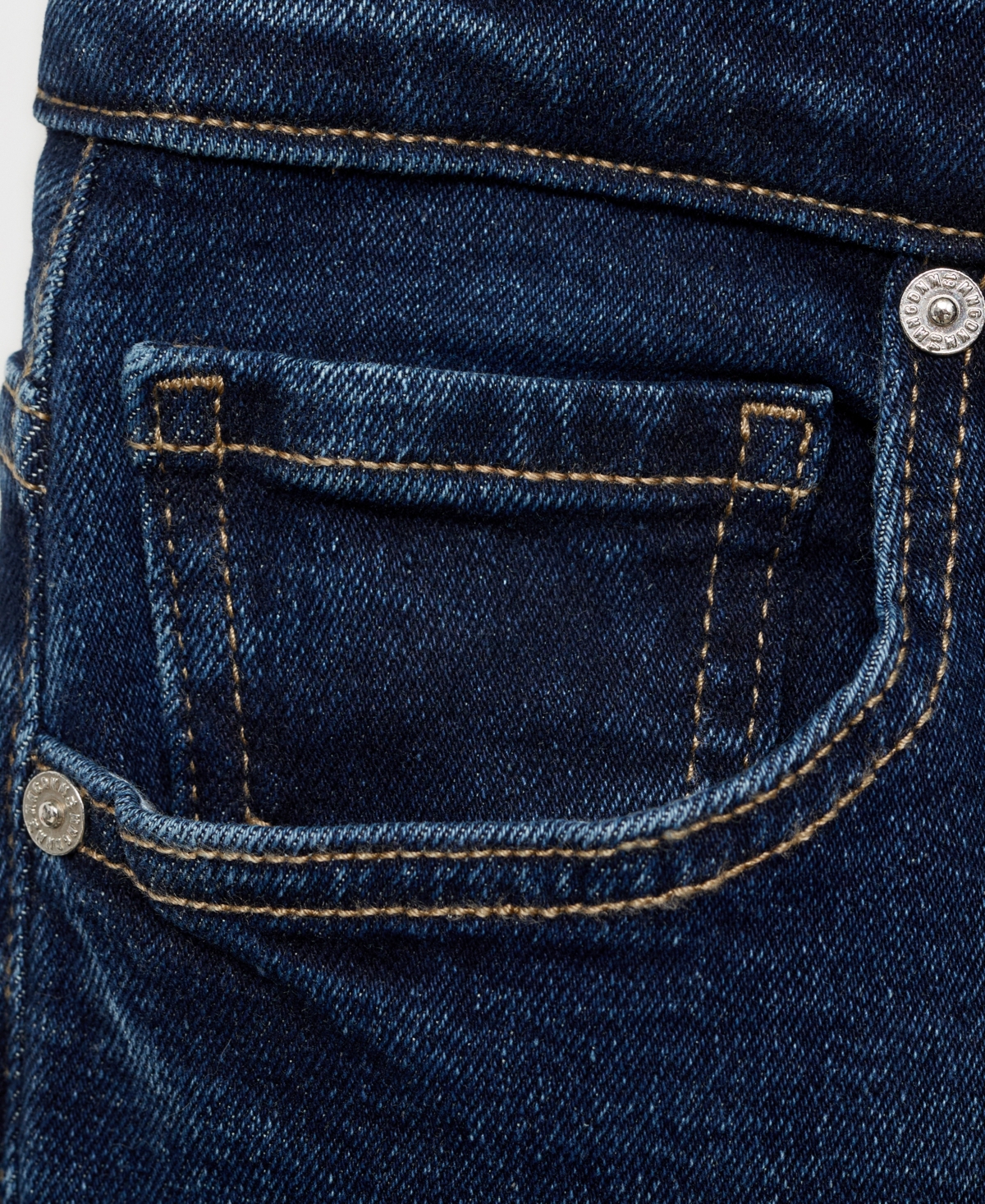 Mango Women's Crop Flared Jeans In Dark Blue
