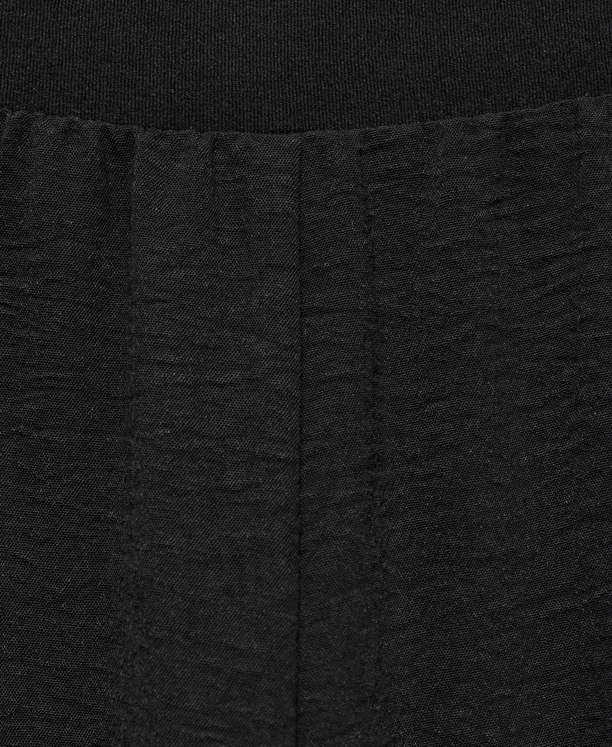 Mango Pleated Wide Leg Pants In Black