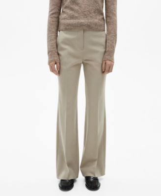 Women's Mid-Rise Flared Pants