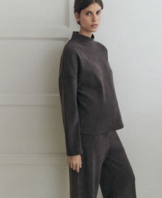 Women's Elastic Waist Corduroy Pants