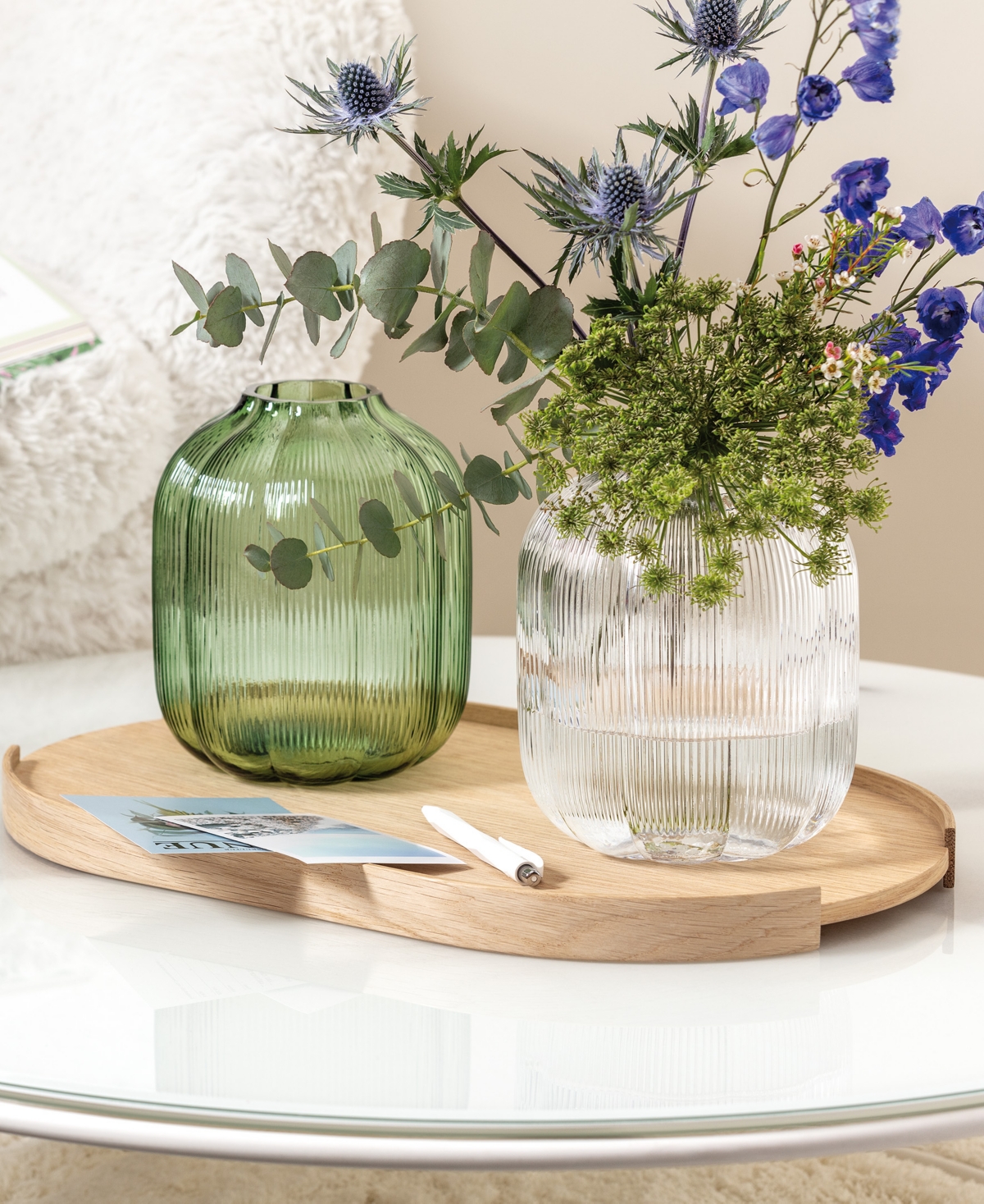Villeroy & Boch Fleur Extra Small Vase In Olive Green