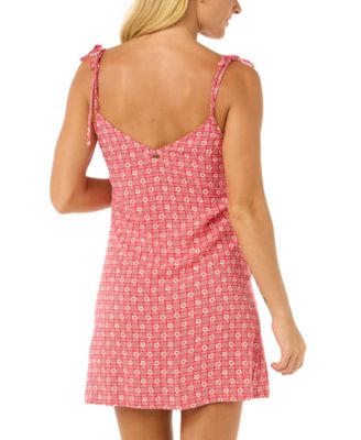 Juniors' Cala Mayor Tie-Strap Mini Dress 