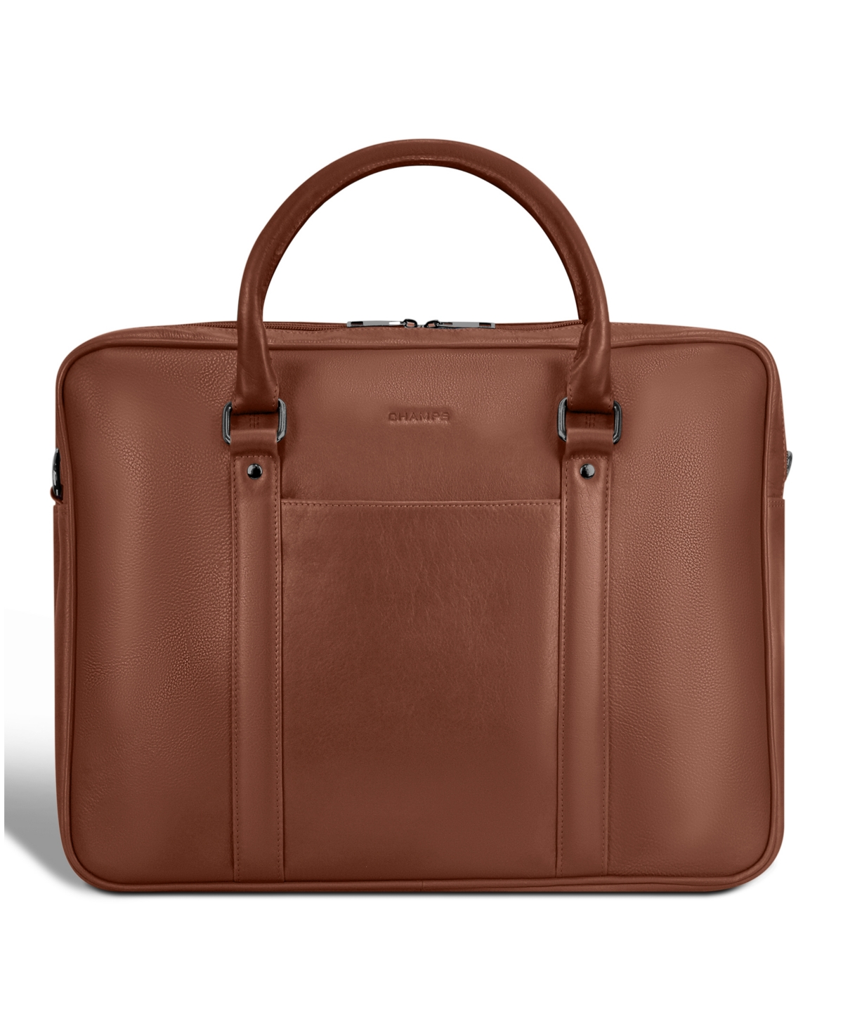 Champs Onyx Collection Leather Briefcase In Brown