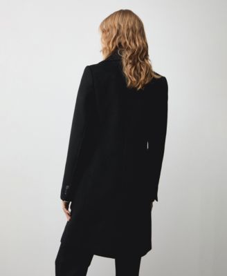 Women's Double-Breasted Wool Coat