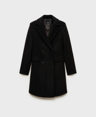 Women's Double-Breasted Wool Coat