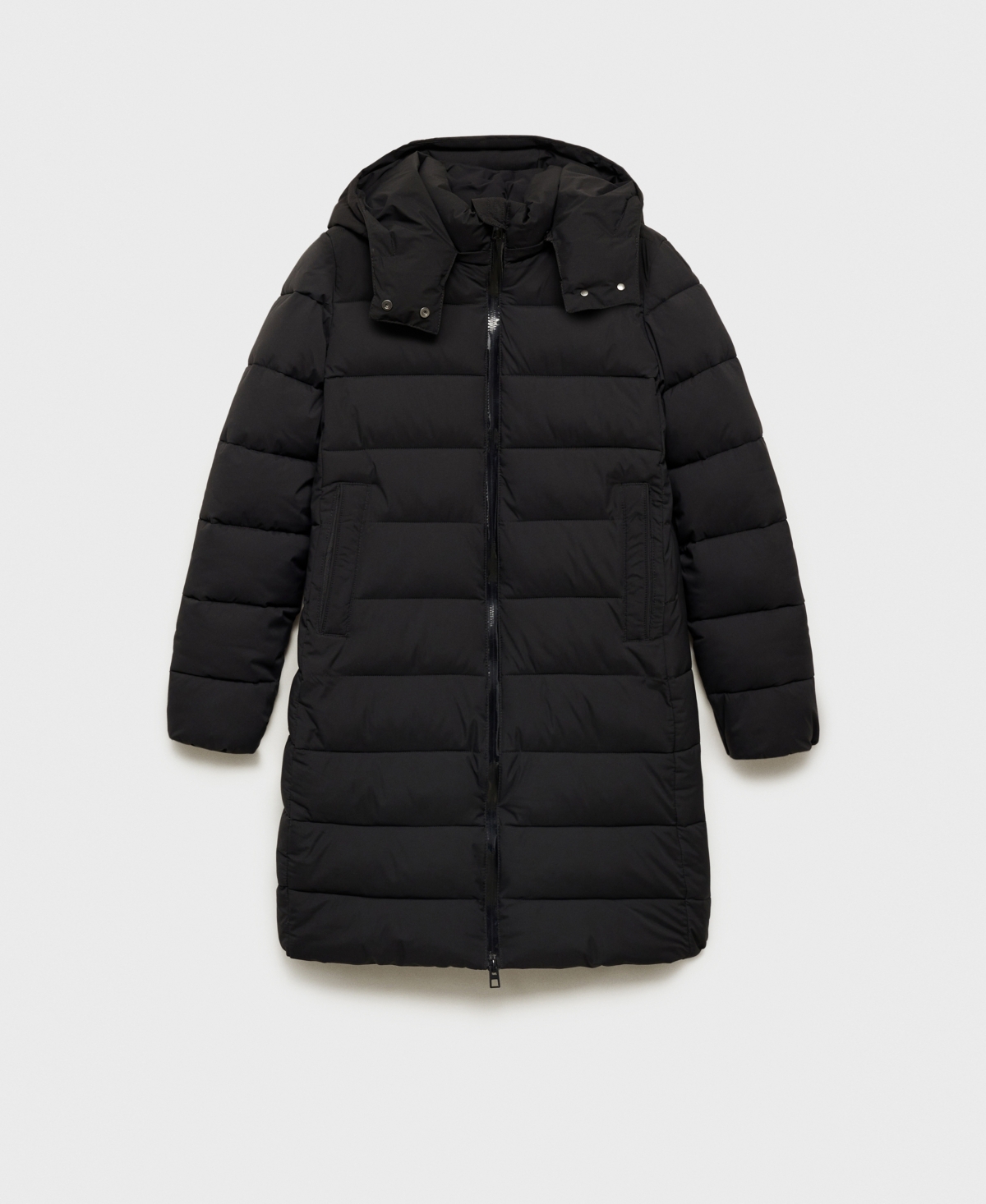 Mango Anorak Black In Black