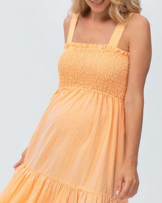 Maternity Smock Tiered Maxi Dress Holly